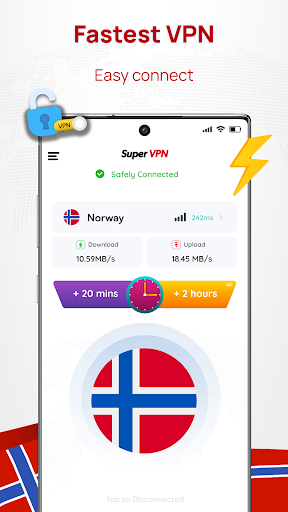 Norway VPN: Get Norway IP Captura de tela 0