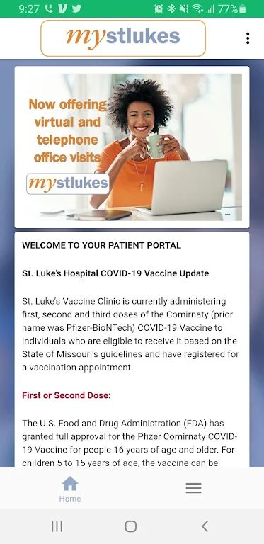 mystlukes Patient Portal Zrzut ekranu 2