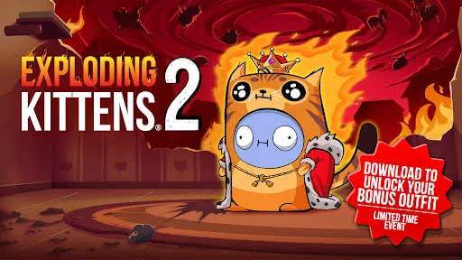 Exploding Kittens 2 Capture d'écran 1