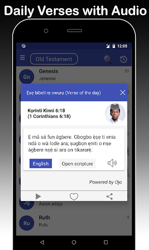 Yoruba & English Bible - With Full Offline Audio Tangkapan skrin 1