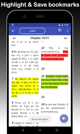 Yoruba & English Bible - With Full Offline Audio Tangkapan skrin 2
