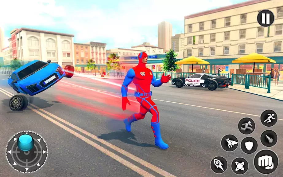 Captain Super Hero Man Game 3D Capture d'écran 1