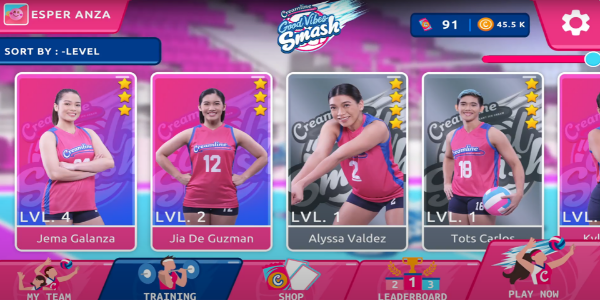 Creamline Good Vibes Smash Capture d'écran 0