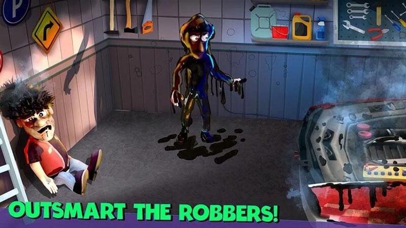 Scary Robber Home Clash Zrzut ekranu 2