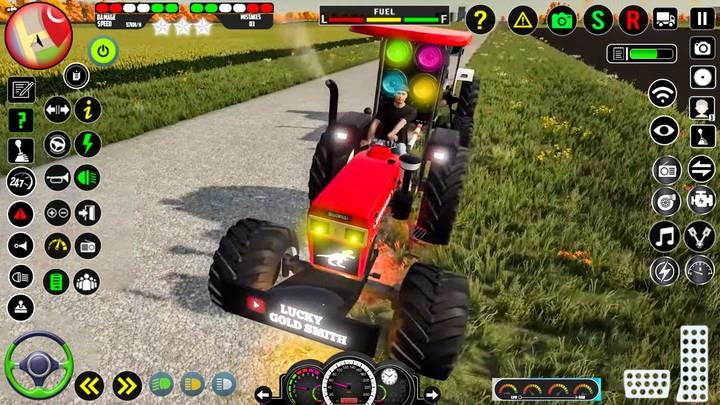 Real Farm Indian Tractor Game Ảnh chụp màn hình 1