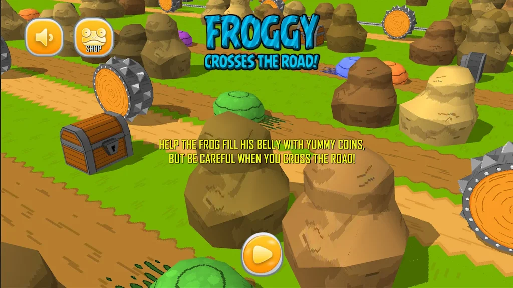 Jumppy Frog Cross Forest Скриншот 0