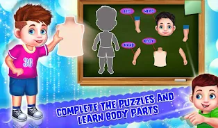 Kids Learning Human Bodyparts ภาพหน้าจอ 3