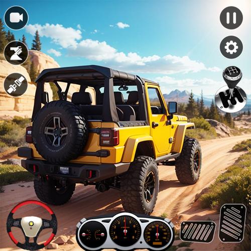 Offroad 4x4 Jeep Driving Games Capture d'écran 0