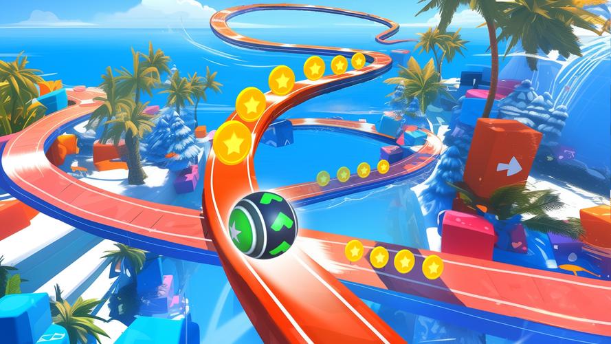 3D Super Rolling Ball Race應用截圖第0張