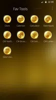 Golden Disco Vintage Theme Captura de tela 3