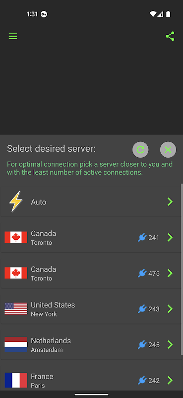 Free VPN Services .org Tangkapan skrin 1