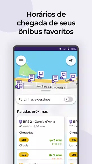 Cittamobi: Horários de Buses Captura de pantalla 1