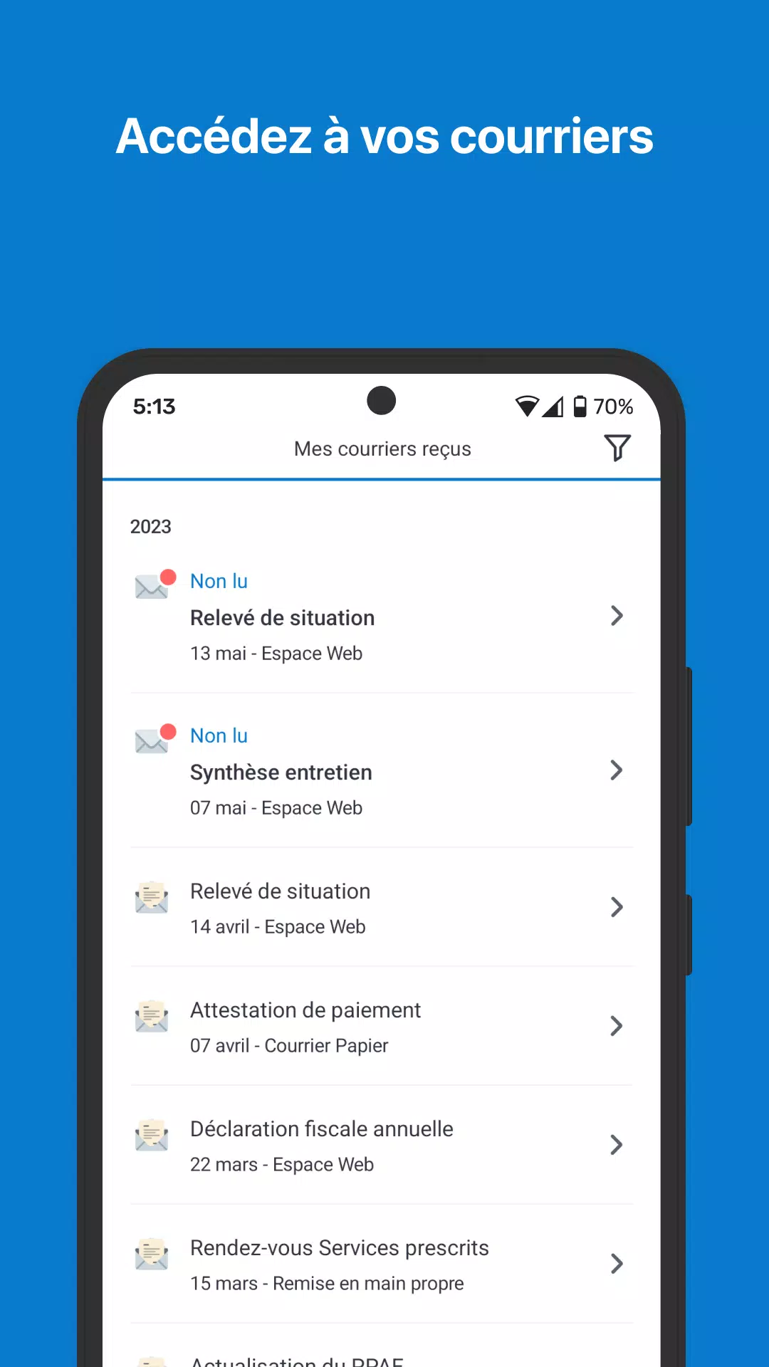 Mon Espace - France Travail應用截圖第3張
