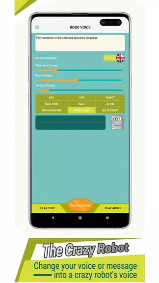 Robot Voice Скриншот 1