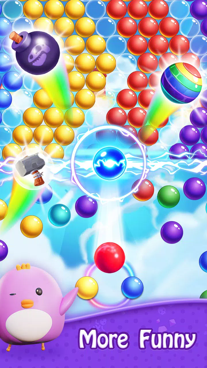 Bubble Shooter - Dino Match Schermafbeelding 0