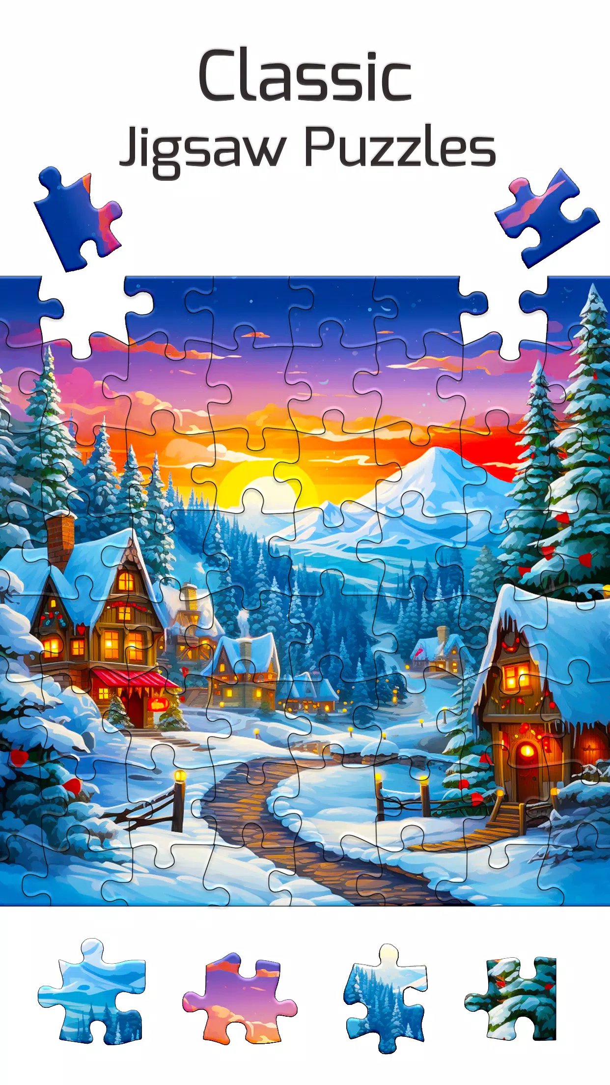 Christmas Jigsaw Puzzles ဖန်သားပြင်ဓာတ်ပုံ 1