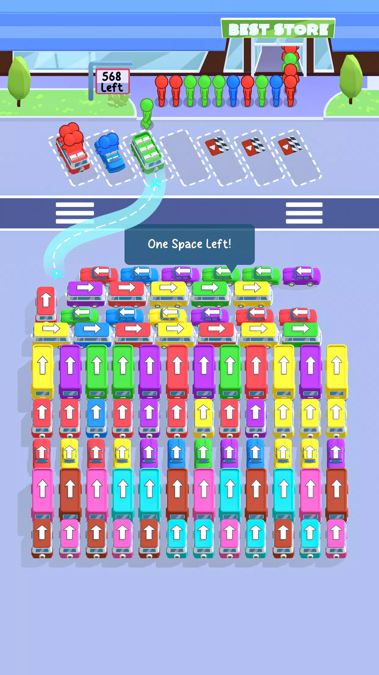 Bus Jam: Traffic Puzzle Schermafbeelding 1