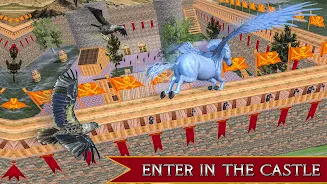 Flying Unicorn Horse Game Zrzut ekranu 1