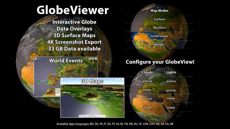 GlobeViewer ภาพหน้าจอ 0