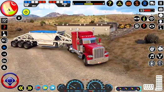 American Cargo Truck Games Sim Ekran Görüntüsü 2