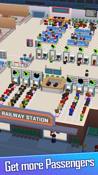 Railway Tycoon - Idle Game Mod Ekran Görüntüsü 3