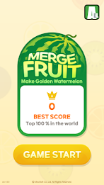 Merge Golden Watermelon Capture d'écran 1