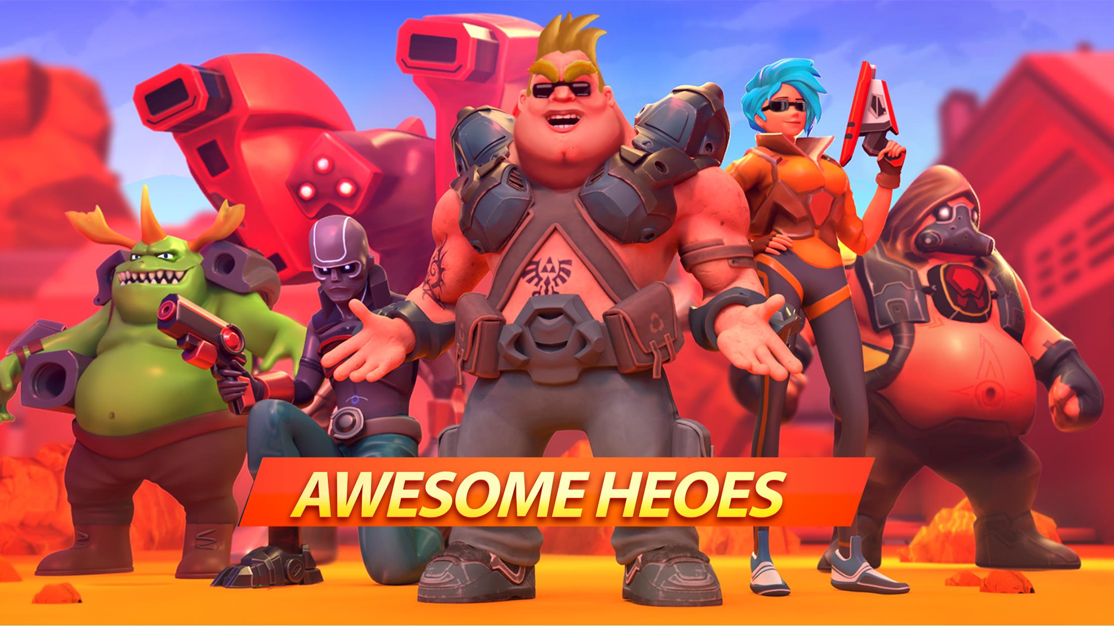 Frag Hero Shooter Mad Heroes Ảnh chụp màn hình 0