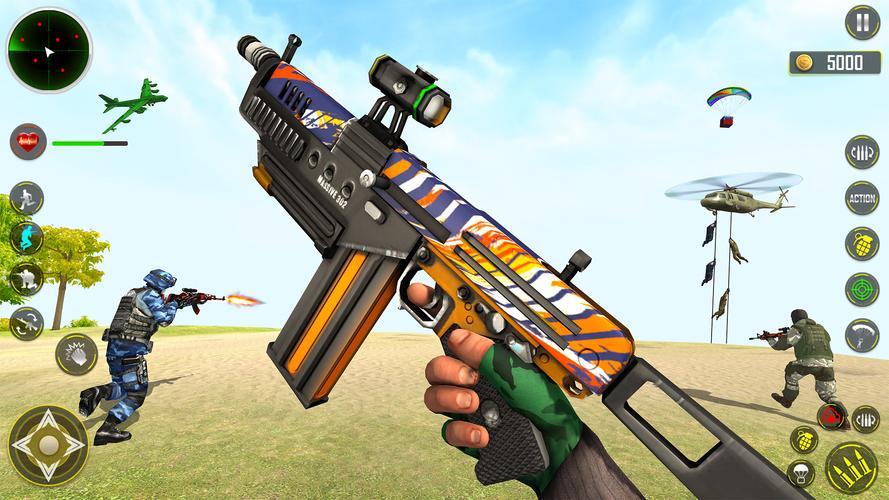 FPS Shooting game 3d gun game Tangkapan skrin 2