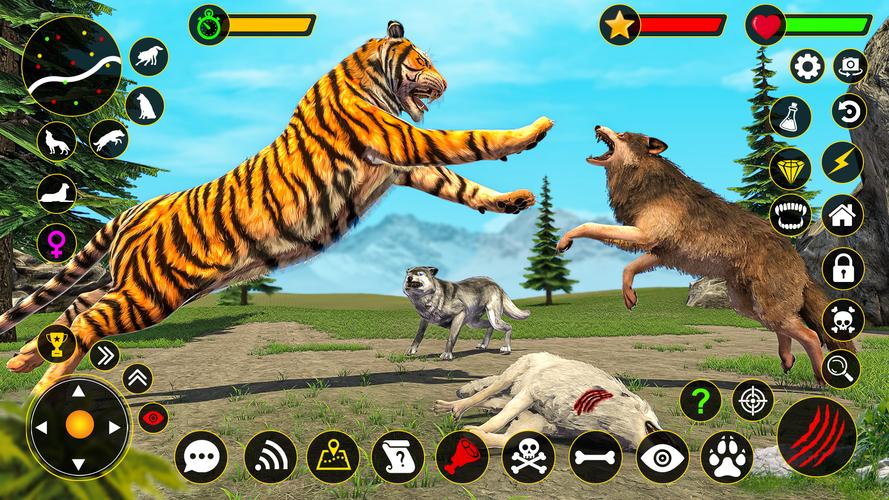 The Wolf Simulator: Wild Game स्क्रीनशॉट 3