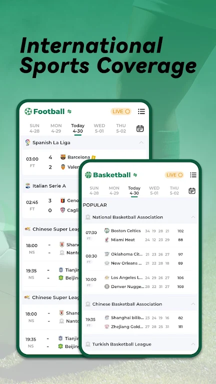 Xscorez - Euro Live Scores Schermafbeelding 0