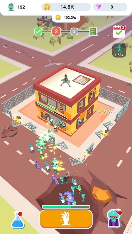 Idle Zombie Army Ảnh chụp màn hình 1