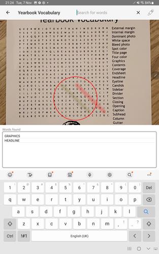 Word Search Scanner and Solver Ảnh chụp màn hình 0