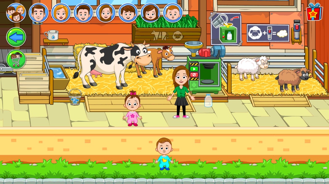 My Town Farm Animal game ภาพหน้าจอ 1