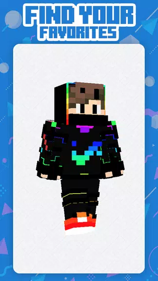 Neon Squad Skin Minecraft ภาพหน้าจอ 2