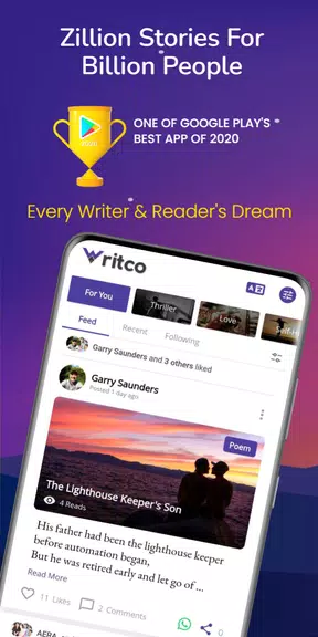 Writco – Read, Write, Publish Screenshot 0