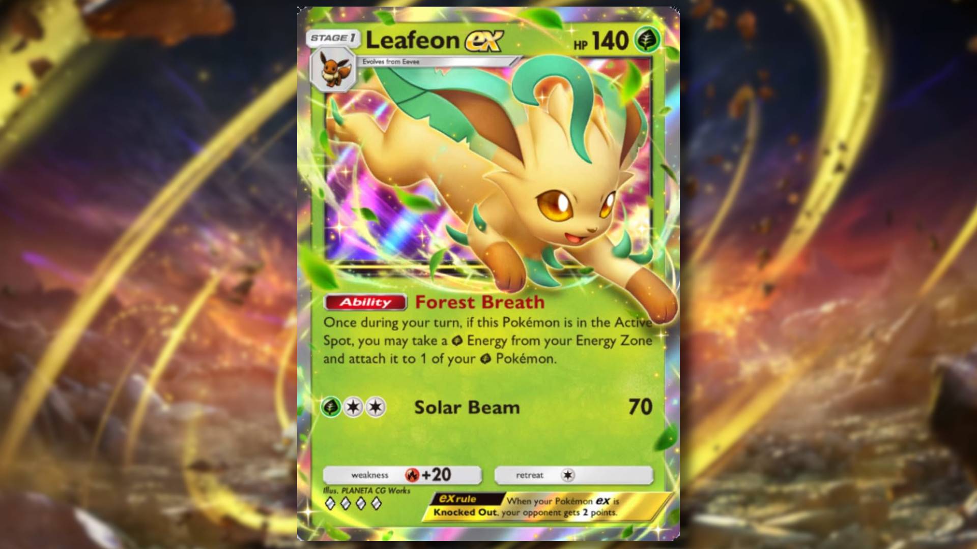 Pokemon TCG 포켓에 대한 상단 잎 Ex 데크