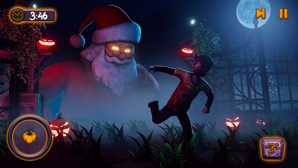 Scary Santa Horror Escape Game Скриншот 2