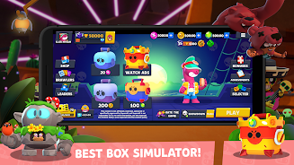 Brawl Box Stars Simulator ဖန်သားပြင်ဓာတ်ပုံ 3