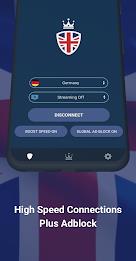 VPN UK: Fast VPN with Adblock Capture d'écran 3