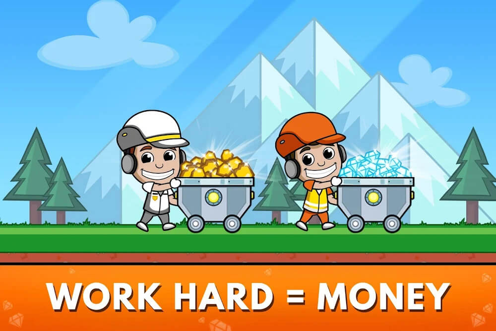 Idle Miner Tycoon Mod Скриншот 1