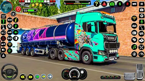 US Oil Tanker Truck Drive Sim Schermafbeelding 0