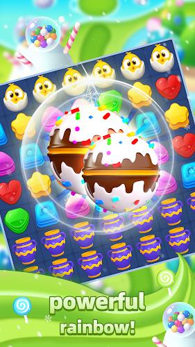 Sweet Candy Cat Puzzle Game Schermafbeelding 0