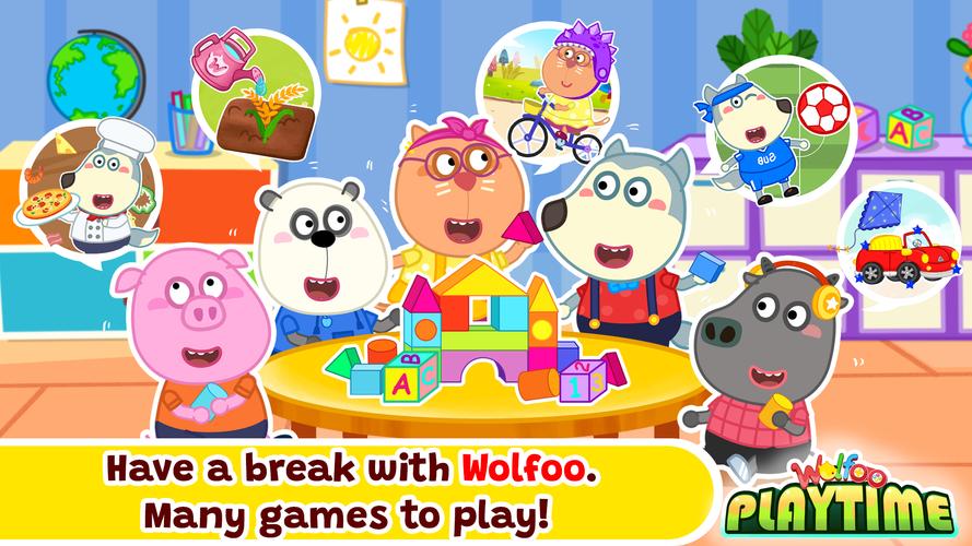 Wolfoo Playtime School Stories应用截图第0张