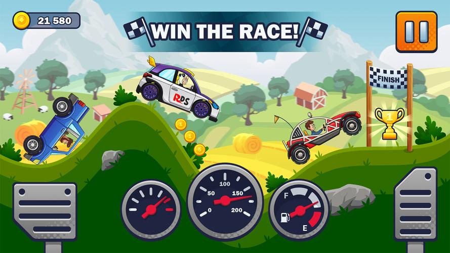 Racing Hills! Offroad Car Game Capture d'écran 0