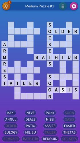 Fill-in Crosswords Unlimited Screenshot 1