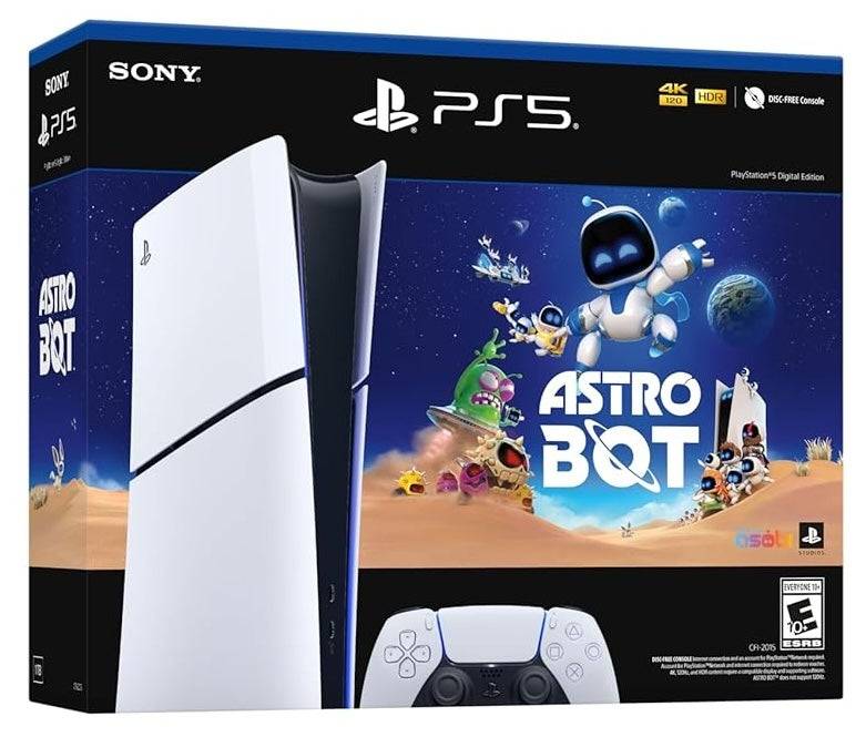 PS5 Slim Digital Edition + Astro Bot Bundle Image