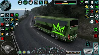 luxury Bus Driving : Bus Games Zrzut ekranu 1