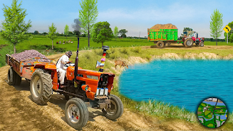 Cargo Tractor Trolley Game 22 ဖန်သားပြင်ဓာတ်ပုံ 2