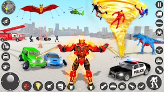 Robot Game Mobil pmk Car Games ဖန်သားပြင်ဓာတ်ပုံ 0