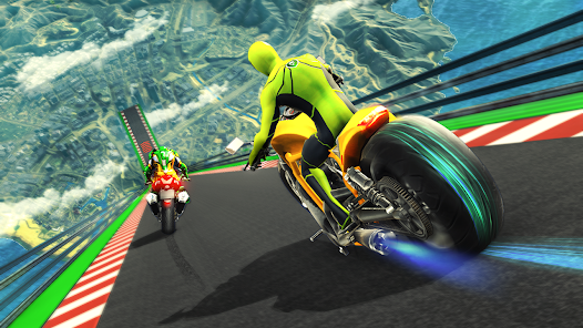 Super Hero Game - Bike Game 3D स्क्रीनशॉट 0